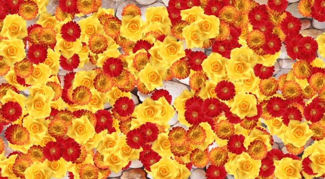 Flores Flotantes (Peonías)